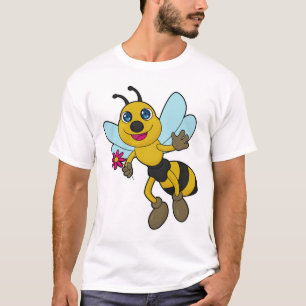 Bee with Flower T-Shirt