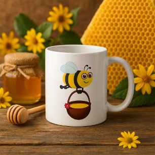 Bee With Honey Coffee Mug