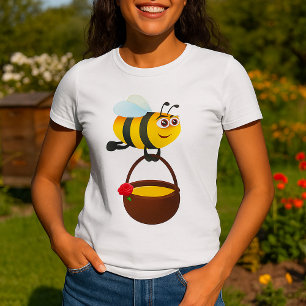 Bee With Honey Womens T-Shirt