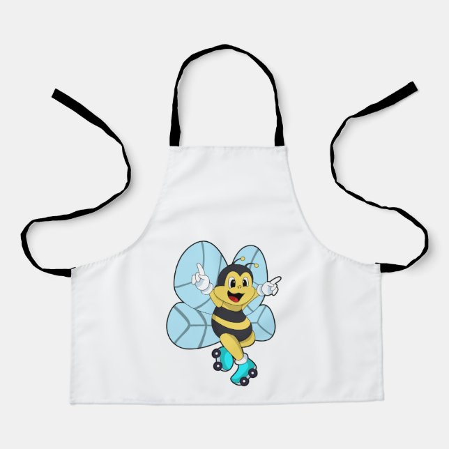 Bee with Roller skates Apron (Front)