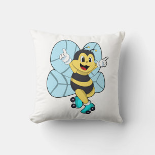 Bee with Roller skates Cushion