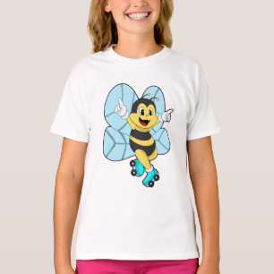 Bee with Roller skates T-Shirt