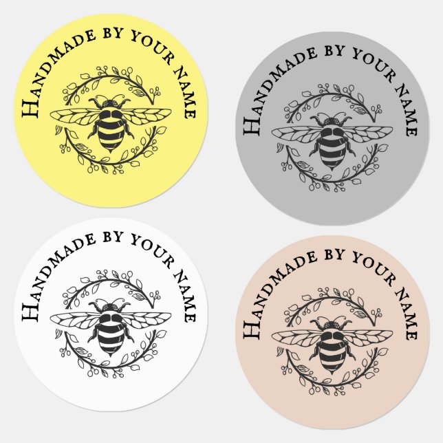 Bee Wreath Handmade By Iron On (Group)