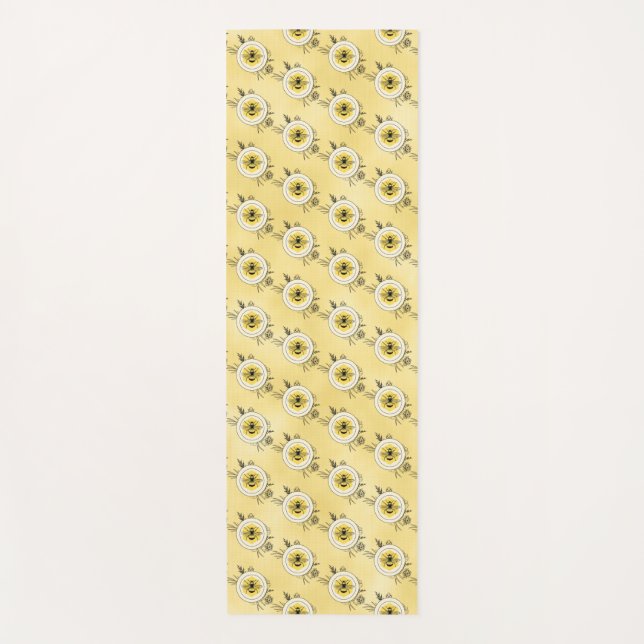 Bee Yoga Mat (Front)