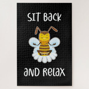 Bee Yoga Sit Back And Relax Jigsaw Puzzle