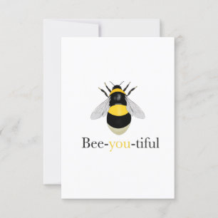 Bee-you-tiful greetings card