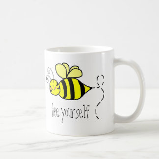 Bee yourself coffee mug