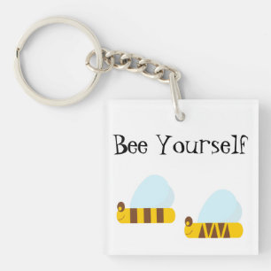 Bee Yourself Key Chain