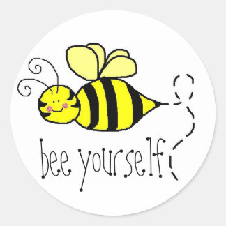 Bee Yourself stickers
