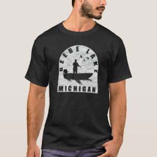 Beebe Lake Fishing Michigan T-Shirt