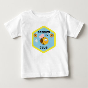 Beebies Club   Funny Personalised Template  Baby T-Shirt
