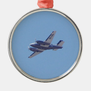 Beech B90 King Air Metal Tree Decoration