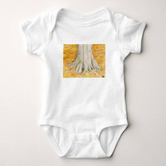 Beech Feet Baby Bodysuit (Front)