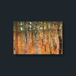 Beech Forest by Gustav Klimt Fine Art Double Panel Canvas Print<br><div class="desc">Beech Forest (Buchenwald I) - a forest of beech trees painted in 1902 by Austrian Symbolist & Art Nouveau Artist Gustav Klimt (1862-1918)</div>