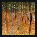 Beech Forest by Gustav Klimt Fine Art Poster Print<br><div class="desc">Beech Forest (Buchenwald I) - a forest of beech trees painted in 1902 by Austrian Symbolist & Art Nouveau Artist Gustav Klimt (1862-1918)</div>