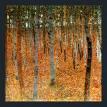 Beech Forest by Gustav Klimt Fine Art Poster Print<br><div class="desc">Beech Forest (Buchenwald I) - a forest of beech trees painted in 1902 by Austrian Symbolist & Art Nouveau Artist Gustav Klimt (1862-1918)</div>