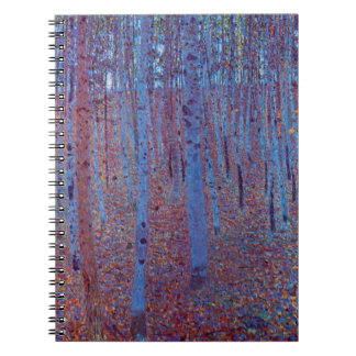 Beech Forest by Gustav Klimt, Vintage Art Nouveau Notebook