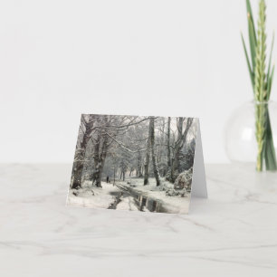 Beech Forest, Winter by Anders Andersen-Lundby Thank You Card