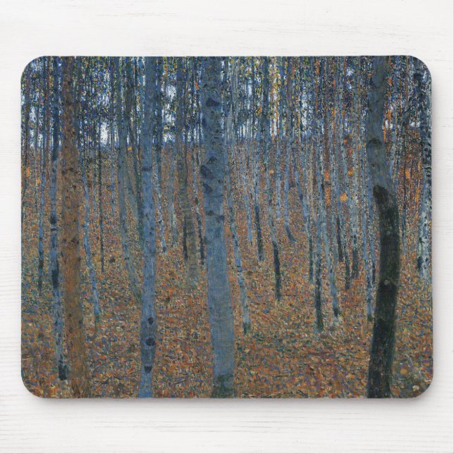 Beech Grove I by Gustav Klimt Painting Artwork Mouse Mat (Front)