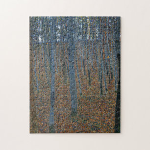Beech Grove I by Gustav Klimt Painting Jigsaw Puzzle