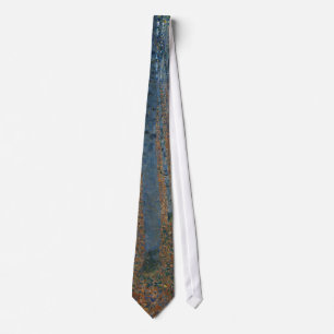 Beech Grove I by Gustav Klimt Tie