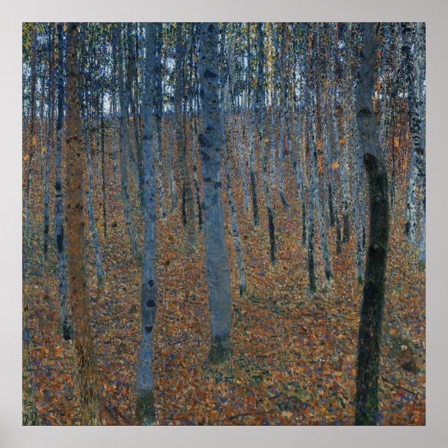 Beech Grove I — Gustav Klimt (1902) Poster (Front)