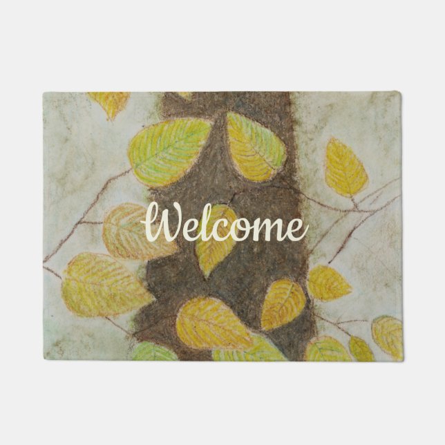 Beech Leaves Doormat (Front)