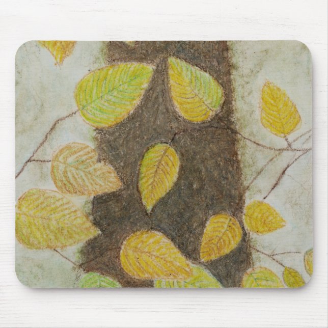 Beech Leaves Mouse Mat (Front)