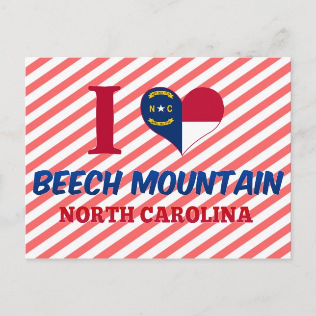 Beech Mountain, North Carolina Postcard (Front)