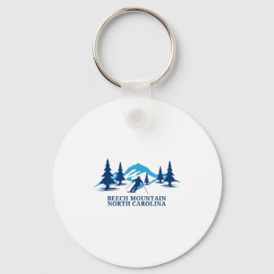 Beech mountain north carolina ski resort skiing key ring