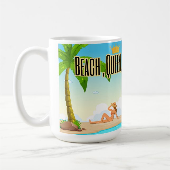 beech queen  coffee mug (Left)