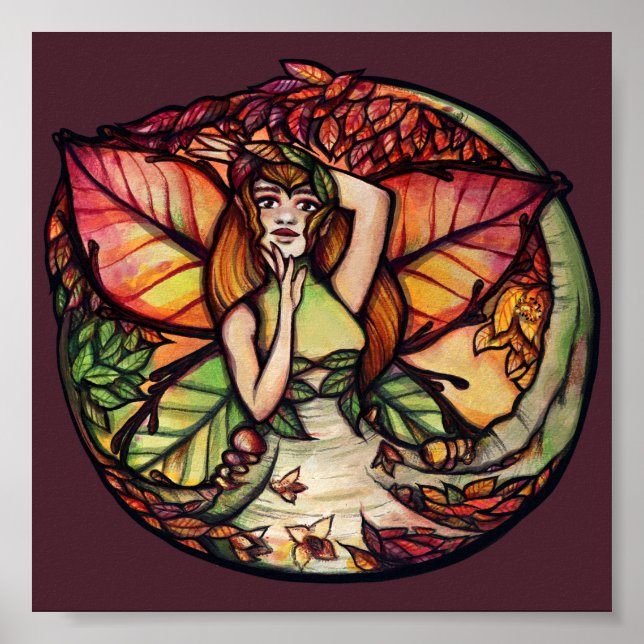 Beech Tree Fairy Nature Lovers                     Poster (Front)