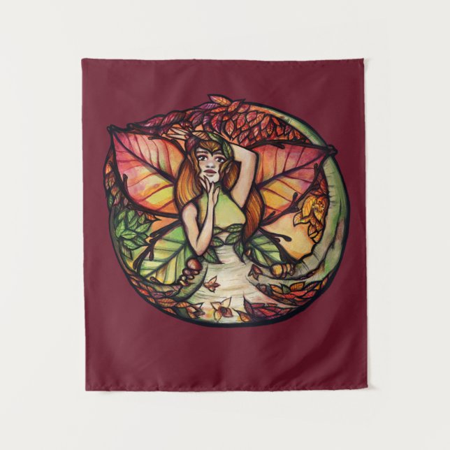 Beech Tree Fairy Nature Lovers                     Tapestry (Front)