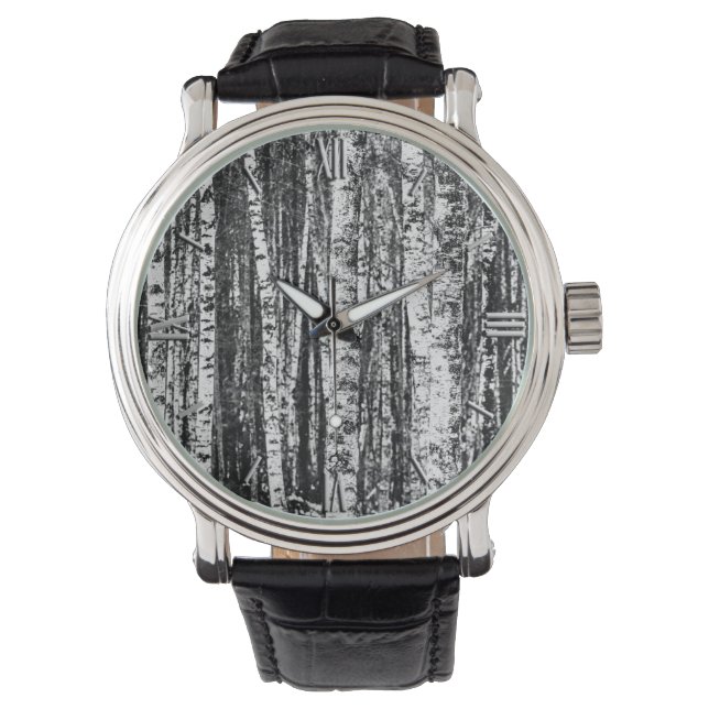 Beech Trees, White and Charcoal Grey / Grey Watch (Front)