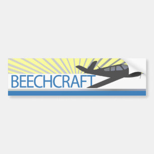 Beechcraft Aircraft Bumper Sticker