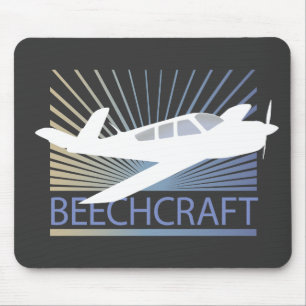 Beechcraft Aircraft Mouse Mat