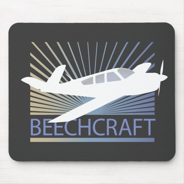 Beechcraft Aircraft Mouse Mat (Front)