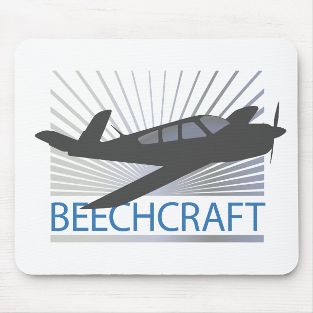 Beechcraft Aircraft Mouse Mat (Front)