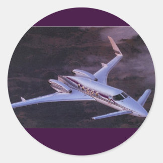 Beechcraft Starship Classic Round Sticker