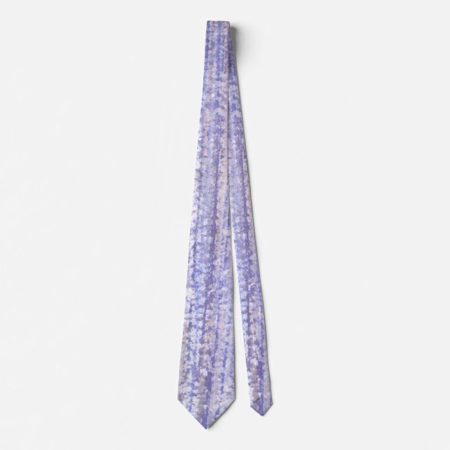 Beechwood Blue Watercolor Abstract Tie (Front)