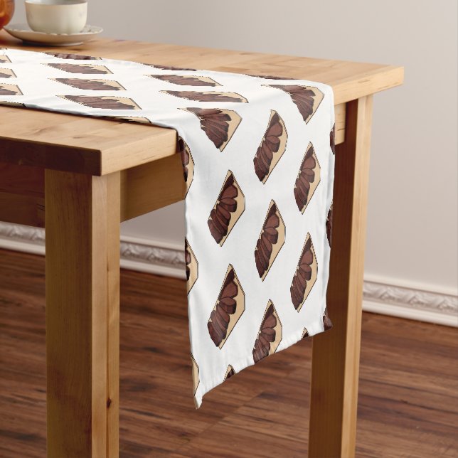 Beef brisket cartoon illustration short table runner (In Situ)