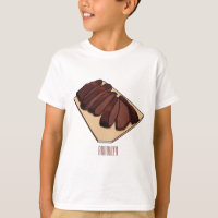 Beef brisket cartoon illustration
