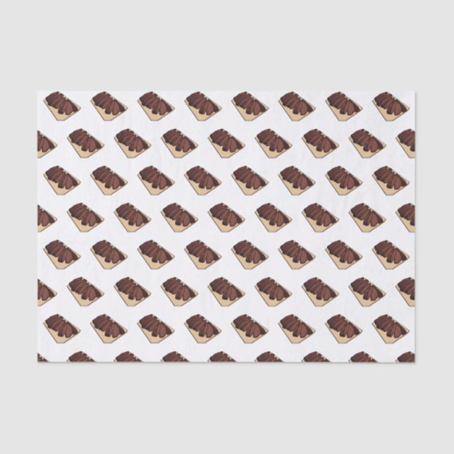 Beef brisket cartoon illustration  tissue paper (Front)