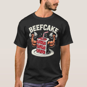 Beef Cake - Funny Gym T-Shirt
