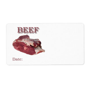 Beef easy find label