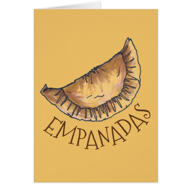 Beef Empanadas Latin American Spanish Pastry Food (Front)