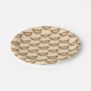 Beef Empanadas Spanish Latin American Food Pastry Paper Plate