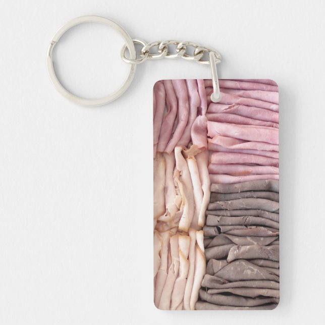 Beef Ham Turkey Platter Key Ring (Front)