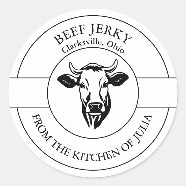  Beef Jerky Label (Front)
