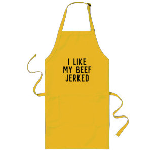 Beef Jerky Maker Funny Long Apron